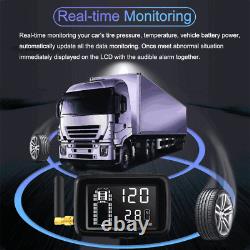 10 Sensors TPMS 10 wheel Real Time Tire Pressure Monitoring System for RV Trucks