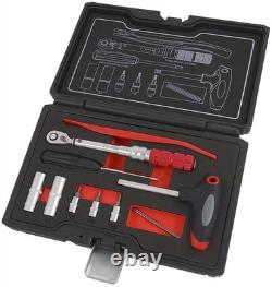 12pc Automotive Tyre Pressure Monitoring System Removal Kit With Torque Wrench