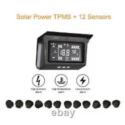 188Psi Solar TPMS Tire Pressure Monitor System Repeater 18 Sensor for Bus Truck