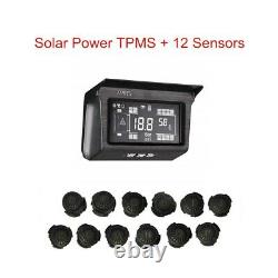 188Psi Solar TPMS Tire Pressure Monitor System Repeater 18 Sensor for Bus Truck