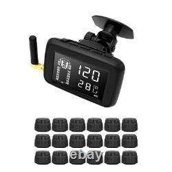 18 Sensors TPMS Tire Pressure Monitoring System for RV/Motor home/Caravan/Buses