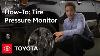 2014 Tundra How To Tire Pressure Monitor System Toyota