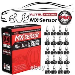 20Pack Autel TPMS Sensor MX-Sensor 315MHz 433MHz 2in1 Tire Sensor Tire Pressure
