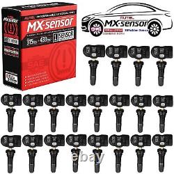 20 Pack Autel TPMS MX-Sensor 315Mhz 433MHz Sensor Programmable Universal Rubber