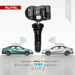 20 Pack Autel TPMS MX-Sensor 315Mhz 433MHz Sensor Programmable Universal Rubber
