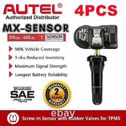4PCS Autel MX-Sensor 315MHz 433MHz 100% Clone-able Progarmmable Sensor Rubber
