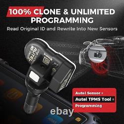 4PCS Autel MX-Sensor 315MHz 433MHz 100% Clone-able Progarmmable Sensor Rubber