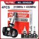 4pcs Autel Mx-sensor 315mhz+433mhz 2 In 1 Progarmmable Tpms Sensor Tire Pressure