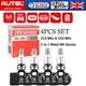 4pcs Autel Mx-sensor 433mhz&315mhz 2 In 1 Programmable Tpms Sensor Tire Pressure