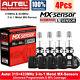 4pcs Autel Mx-sensor 433mhz&315mhz 2 In 1 Programmable Tpms Sensor Tire Pressure