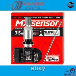 4PCS Autel MX-Sensor 433mhz&315MHZ 2 In 1 Programmable TPMS Sensor Tire Pressure