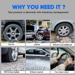 4PCS Autel MX-Sensor 433mhz&315MHZ 2 In 1 Programmable TPMS Sensor Tire Pressure