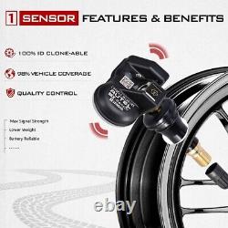 4PCS Autel MX-Sensor 433mhz/315MHZ 2 In 1 Programmable TPMS Sensor Tire Pressure