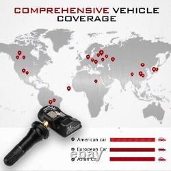 4PCS Autel MX-Sensor 433mhz/315MHZ 2 In 1 Programmable TPMS Sensor Tire Pressure