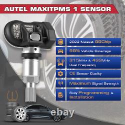 4PCS Autel TPMS MX-Sensor 2in1 315MHz & 433MHz Tire Pressure Sensor Programmable