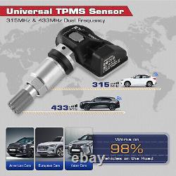 4PCS Autel TPMS MX-Sensor 2in1 315MHz & 433MHz Tire Pressure Sensor Programmable