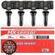 4pcs Autel Tpms Mx-sensor 315mhz + 433mhz 2in1 Programmable Tire Pressure Sensor