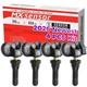 4pcs Autel Tpms Mx-sensor 315mhz + 433mhz 2in1 Programmable Tire Pressure Sensor