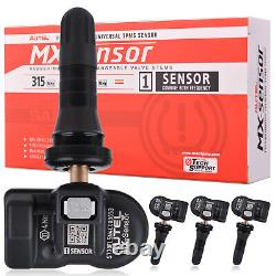 4PCS Autel TPMS MX-Sensor 315MHz + 433MHz 2in1 Programmable Tire Pressure Sensor