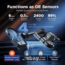 4PCS Autel TPMS MX-Sensor 315MHz + 433MHz 2in1 Programmable Tire Pressure Sensor