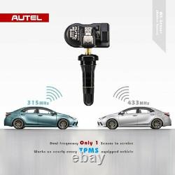 4PCS Autel TPMS MX-Sensor 315MHz + 433MHz 2in1 Programmable Tire Pressure Sensor