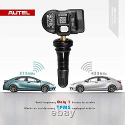 4PCS Autel TPMS MX-Sensor 315MHz + 433MHz 2in1 Programmable Tire Pressure Sensor