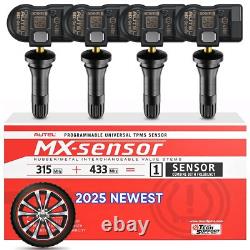 4PCS Autel TPMS MX-Sensor 315MHz & 433MHz 2in1 Tire Pressure Monitoring Sensors