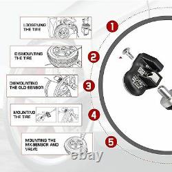 4PCS Autel TPMS MX-Sensor 315 433MHz 2in1 Programmable Car Tire Pressure Sensor