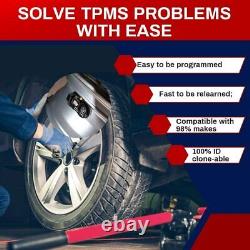 4PCS Autel TPMS MX-sensor 433Mhz & 315MHz 2in1 Programmable Tire Pressure Rubber