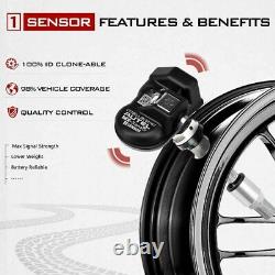 4X Autel TPMS MX-Sensor 315Mhz 433MHz 2in1 Programmable Car Tire Pressure Sensor