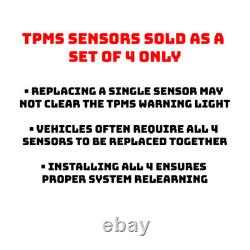 4X Genuine Pre-Programmed Tpms Tire Pressure Sensor Fits Renault Clio Mk4