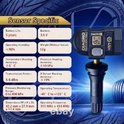 4X Genuine TPMS Tyre Pressure Sensor Fits RENAULT KADJAR 2015-ON