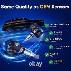 4X Genuine TPMS Tyre Pressure Sensor Fits RENAULT KADJAR 2015-ON