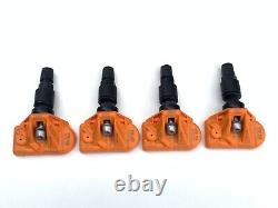 4X Genuine VW Bentley Continental Tyre Pressure Monitor Sensor TPMS Set