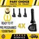 4x Pre-programmed Tpms Tire Pressure Sensor For Vauxhall Insignia Mk2 B2017-on