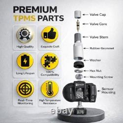 4X PRE-PROGRAMMED Tyre pressure sensor TPMS For BMW 5 Series (2016-2024) G30/G31