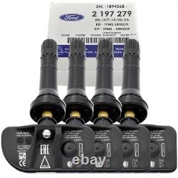 4X TPMS Tyre Pressure Monitoring Sensor JX7T-1A180-CA 2197279 FORD OE FOMOCO 19+