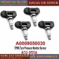 4X TPMS Tyre Pressure Sensor Valve for Mercedes-Benz W204 W205 C204 A0009050030