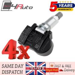 4X TPMS Tyre Pressure Sensor for HYUNDAI ELANTRA I30 IONIQ KONA KIA NIRO OPTIMA