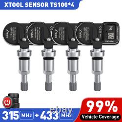 4X XTOOL TS100 TPMS Sensors 315/433MHz Tire Pressure Monitoring Sensor for TP150
