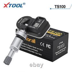 4X XTOOL TS100 TPMS Sensors 315/433MHz Tire Pressure Monitoring Sensor for TP150