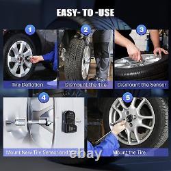 4X XTOOL TS100 TPMS Sensors 315/433MHz Tire Pressure Monitoring Sensor for TP150