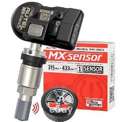 4 Autel TPMS Sensor 1-Sensor 315MHz +433MHz Metal Valve Programmable MX-Sensor
