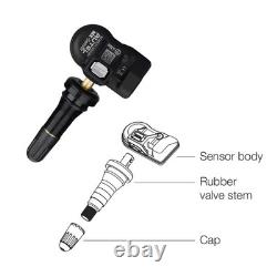 4 Pack Autel TPMS MX-Sensor 315Mhz & 433MHz Sensor Programmable Universal Rubber