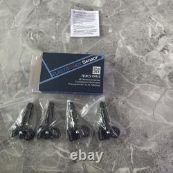 4 Tire Pressure Sensors TPMS Sensors Metal Valve Black for BMW X5 G05 11.2018