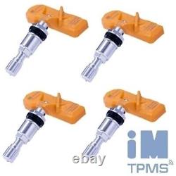 4 iM TPMS pre-programmed Sensors silber for Volvo XC90 tyre valve air pressure