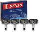 4 Pc Denso Tpms Tire Pressure Sensors For Lexus Gs350 2007-2011 Monitoring Ah