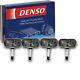 4 Pc Denso Tire Pressure Monitoring System Sensors For 2006-2013 Toyota Rav4 Na