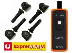 4 x TPMS for Holden Commodore HSV VF GTS TYRE PRESSURE MONITOR 13598773