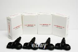 4 x black tpms sensors porsche cayenne 2014-2024 tyre pressure sensor